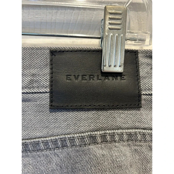 Everlane Jeans The 90’s Cheeky Crop Jeans in Gray Women's size 27 Organic Cotton - Picture 6 of 8